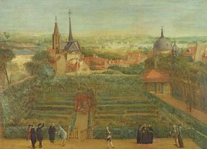 キリスト教の教義の父の庭園と聖ビクター修道院 作： French School